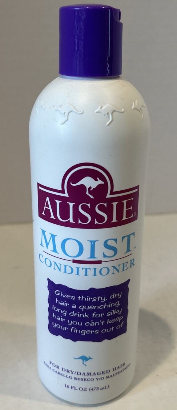 Rare - old stock Aussie Moist CONDITIONER Dry & Damaged Hair 16 fl oz